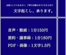 文字起こし、承ります イメージ1