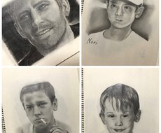 鉛筆画（写真からの）描かせていただきます イメージ1