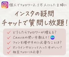 素人が2.5万人フォロワーに！インスタ相談受けます Instagramのコツ、やり方は？運用の悩みを質問し放題！