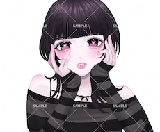かわいい女の子のアイコンや立ち絵など描きます イメージ1