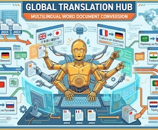 Word文書を英語、韓国語、中国語に格安翻訳します 文書フォーマットを維持したままWordを機械翻訳しませんか？