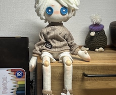 CCDOLL・手作りぬいぐるみを販売します 完全一点もの・即納OK・白髪男の子