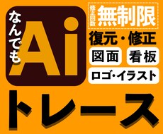 お持ちの画像やデータからトレース・復元します イメージ1