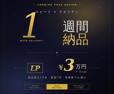 格安・爆速でLP制作します イメージ1