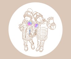 思い出の写真をそのままイラストにします カップル.子供.ペットとの写真もおしゃれにイラスト化！