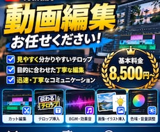 動画編集承ります イメージ1