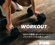 筋トレ方法教えます イメージ1