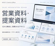 伝わる営業資料・提案資料を構成から作成します イメージ1