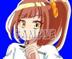 可愛いアニメ風SNSアイコン描きます イメージ1