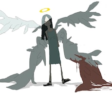 こんな絵柄でキャラ描きます イメージ1