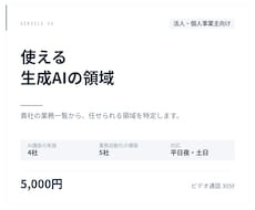 使える生成AIの領域を特定します イメージ1
