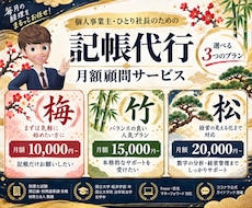 個人事業主・ひとり社長向けに記帳代行顧問やります 経理のプロが丸投げ対応！月額で安心の記帳代行＆経営サポート！