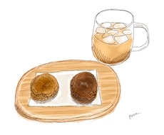 カフェなどの宣伝に使えるメニューイラストを描きます お店のメニューやPOP、SNS等で使えるイラスト作成します