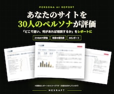 AIペルソナ30人でサイトを評価しレポートします どこで迷い、何があれば相談するかが分かります