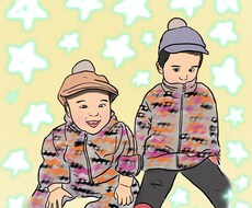 ポップでおしゃれな似顔絵描きます イメージ1