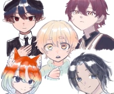 オリジナルキャラクターのアイコンを描きます イメージ1