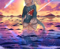 PSDとタイムラプス付きで新規に一枚絵を描きます イメージ1