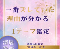 彼と必ずズレる一点を深層数秘で読み解きます イメージ1
