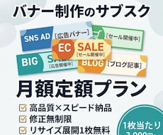 現役デザイナーが御社専属のバナー制作担当をします イメージ1