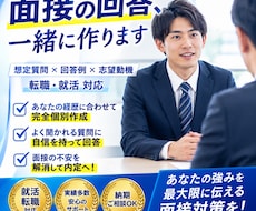 面接のセリフ全て考えます イメージ1