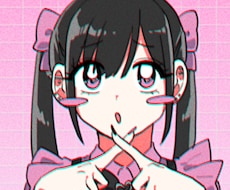 レトロで可愛いアイコン描きます レトロな雰囲気の可愛いアイコンをお描きします！