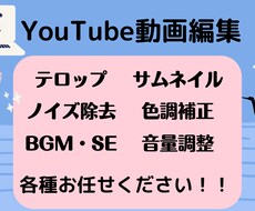 YouTube動画編集全般承っております イメージ1