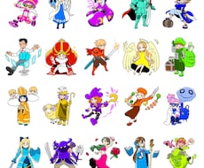 キャラクター制作します 見やすく親しみやすくを心がけて制作いたします。