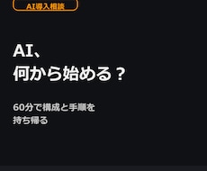 AIで何を自動化できるか60分で整理します アプリを公開まで通した実体験から次の一手を出します