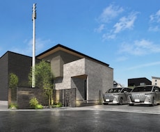 リアルな質感の住宅3Dパースを作成します イメージ1