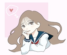 SNSで使える可愛いアイコンイラスト描きます イメージ1