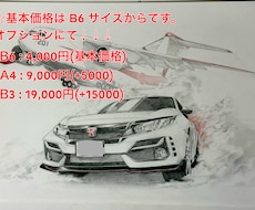あなたの愛車を鉛筆画で丁寧に描きます 細部までこだわった丁寧な鉛筆画で,愛車の魅力を描きあげます!
