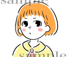 シンプルで可愛いSNSやブログのアイコン作成します イメージ1