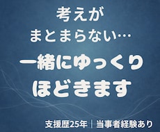 考えがまとまらない…一緒に整理します イメージ1