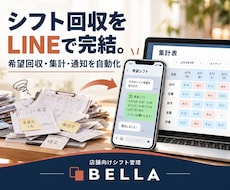 LINEでシフト希望の回収・集計を自動化します イメージ1