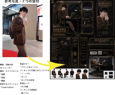 写真から限定版フィギュア風デザイン作ります あなたの人生を世界に一つのコレクションに