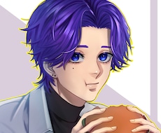 目を惹く艶感！厚塗り風でSNSイラスト描きます イメージ1