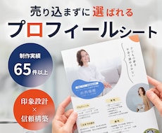 元保険営業が保険営業プロフィールシート作ります 文章整理・4ページ制作・Canva編集データ込み