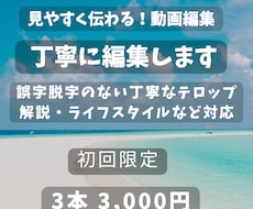 Shorts動画を丁寧に編集します イメージ1