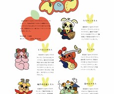 キャラクターデザインします イメージ1
