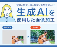 AI生成で違和感が出ない馴染む画像加工をいたします イメージ1