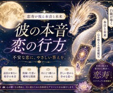 彼の本音とこの恋の行方を占います イメージ1