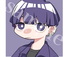 デフォルメアイコン描きます 1000円からデフォルメアイコン描きます！