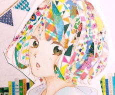 アナログでアイコンイラスト描きます イメージ1