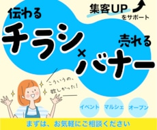 イベント集客に！想いを伝えるチラシ・バナー作ります イメージ1