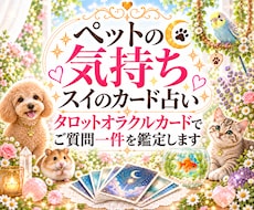 スイの占い★ペットの感情、状態を一問一答で占います イメージ1