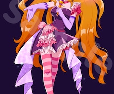 あなたの頭の中のキャラクターをイラスト化します 空想のキャラクターをイラスト化してみませんか？