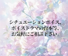 音声作品の台本書きます イメージ1