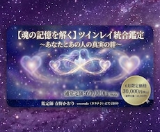 極！【魂の記憶を解く】ツインレイ鑑定書作ります イメージ1