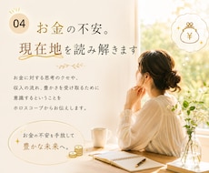 お金の不安をホロスコープで整理します イメージ1