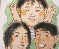 思い出に残るような似顔絵描きます イメージ1